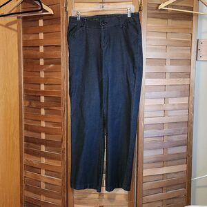 Lee Modern Series Black Pants Women's Size 10 Cotton Polyester Spandex